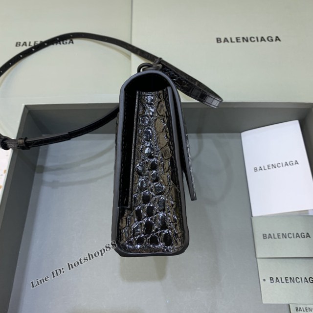 Balenciaga專櫃爆款沙漏包肩背女包 巴黎世家沙漏鏈條斜挎包 fyj1286